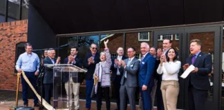 Ribbon cutting for the Carriage House at Paper Mill Playhouse in Millburn, NJ