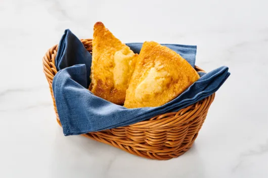 Basket of signature cornbread from Cornbread Farm to Soul