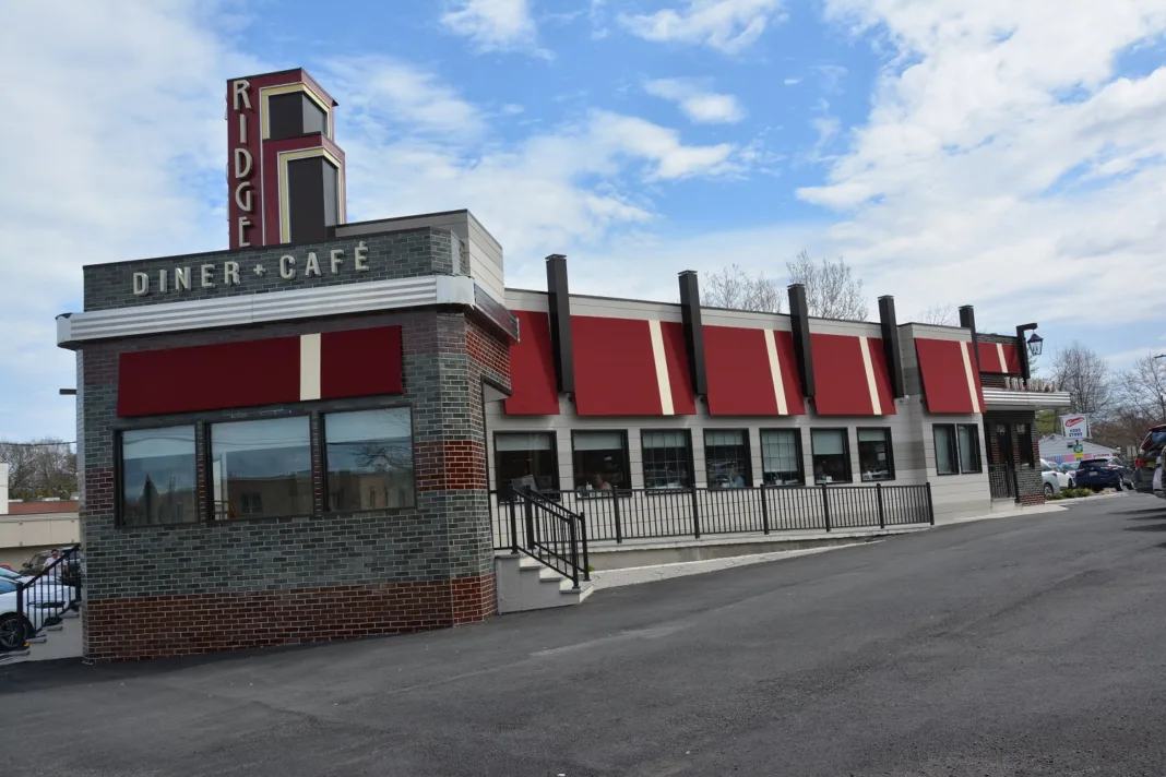 Ridge Diner Exterior Park Ridge NJ Exterior of Ridge Diner in Park Ridge New Jersey on Kinderkamack Road