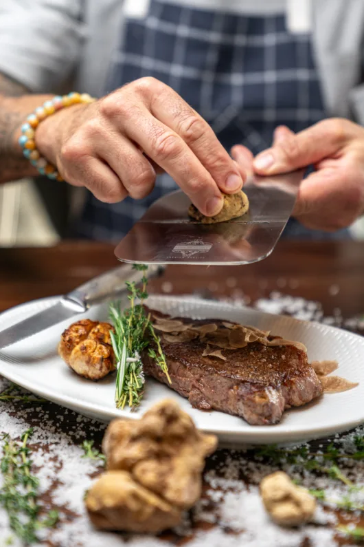 Truffle-Topped Steak at Ember & Eagle