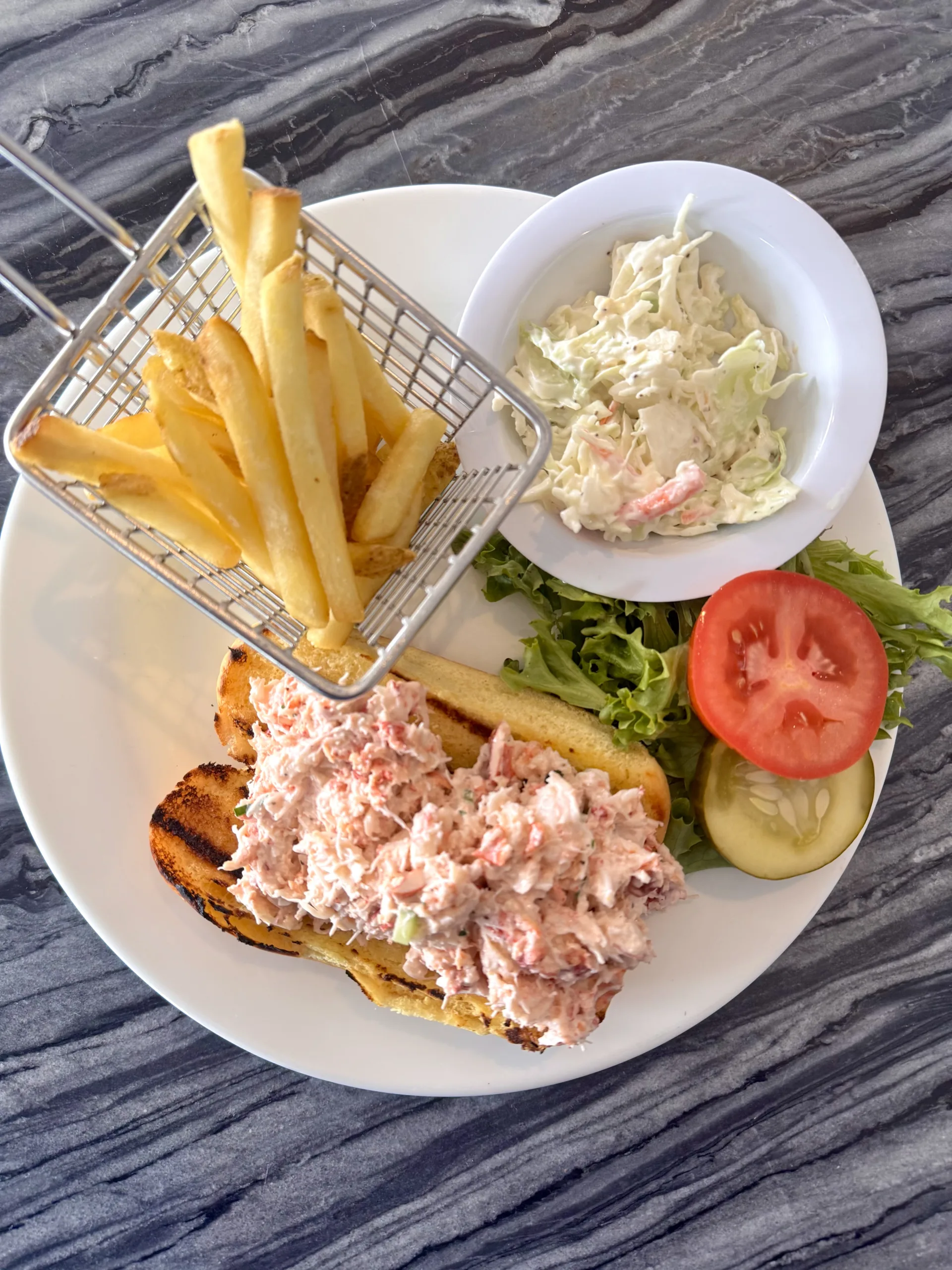 Lobster Roll at Inlet Cafe, Highlands, NJ