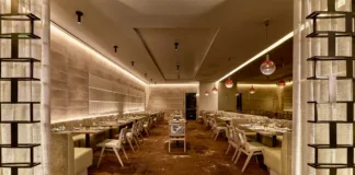 interior shot of Blu Livingston's dining room