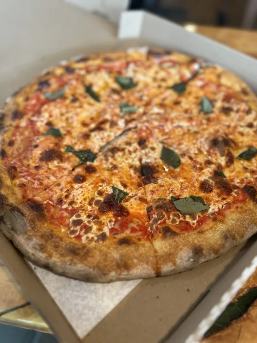 Pizza at Rosie’s Pizza in Point Pleasant Beach, NJ