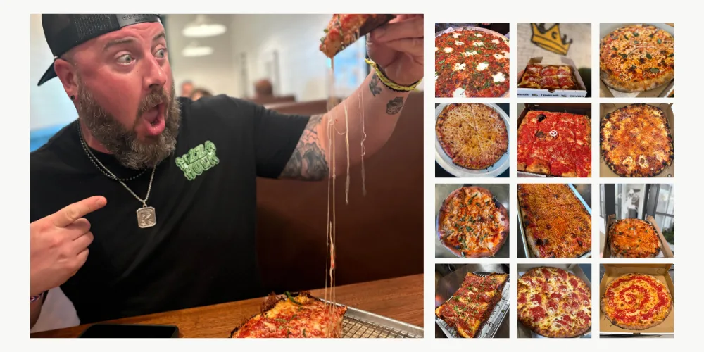 ThePizzaHulk’s Jersey Shore Pizza Trail featuring pizza from New Jersey pizzerias