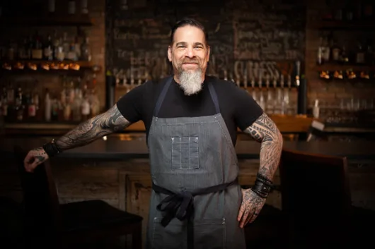 Chopped Champion Chef Eric LeVine, executive chef leading the reinvention of Paragon Tap & Table in Clark, New Jersey.